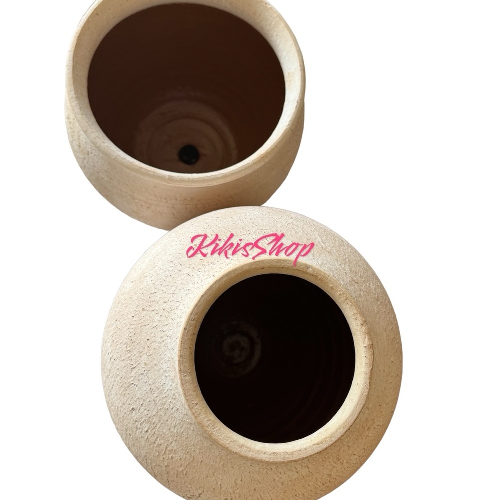 Threshold Ceramic Rustic artisan Planter - Picture 6 of 7